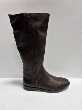 Hush Puppies Women’s Jaylin Tall Brown Boots, Size 8M, Wide Calf